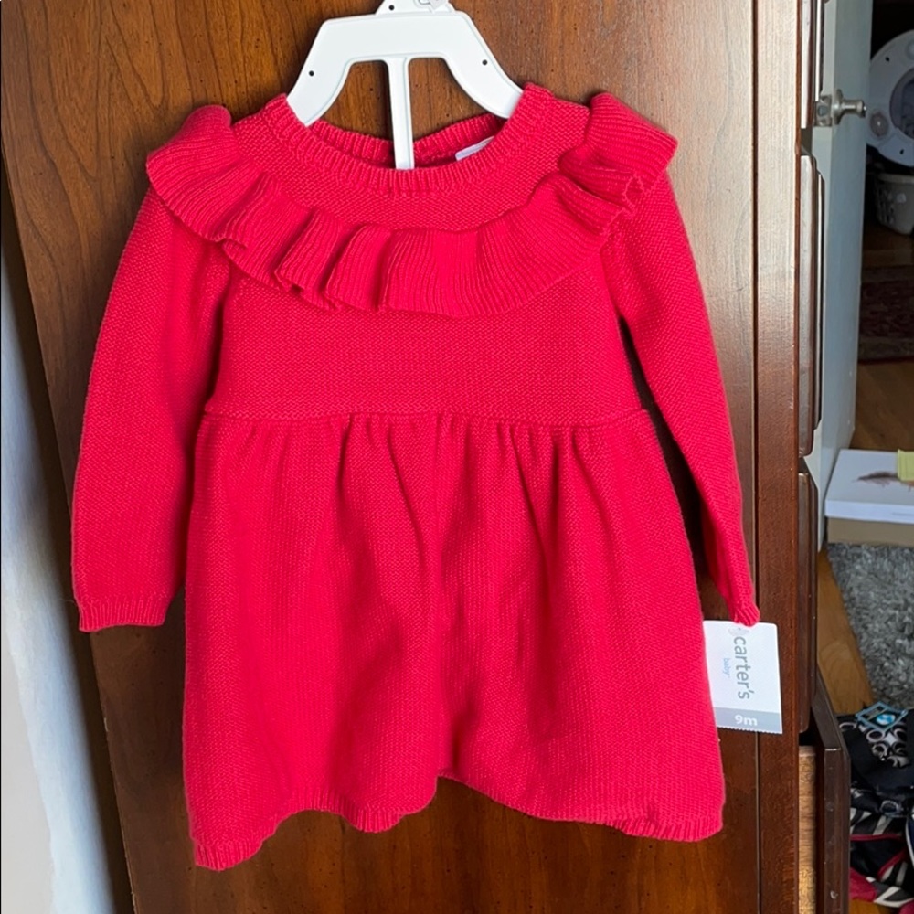 Red Sweater Dress